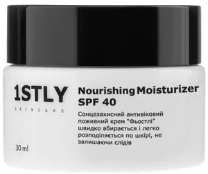 1STLY Skincare Nourishing Moisturizer SPF 40