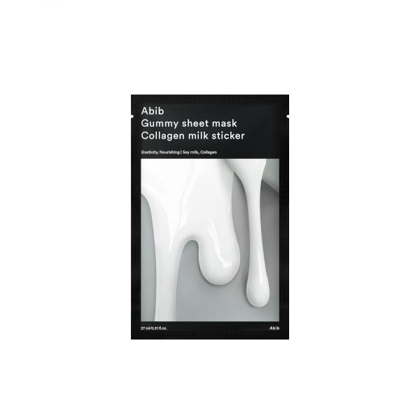 Abib Gummy Sheet Mask - Collagen Milk Sticker - 1pc