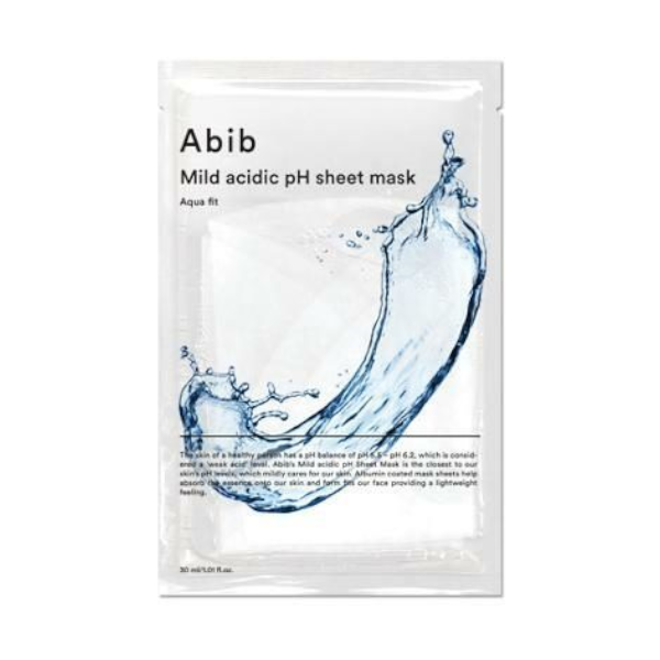 Abib Mild Acidic pH Sheet Mask - Aqua Fit - 5pcs