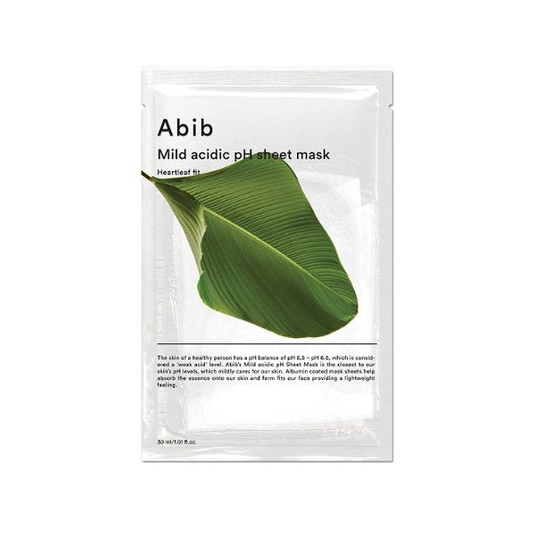 Abib Mild Acidic pH Sheet Mask - Heartleaf Fit - 1pc
