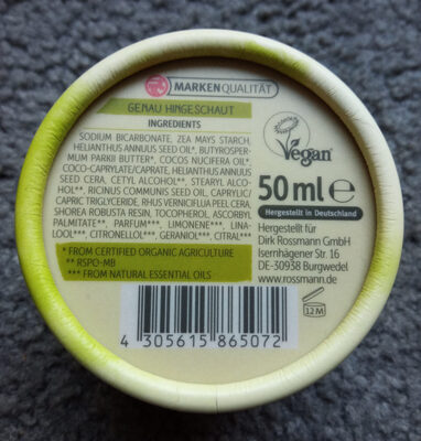 Deocreme Bio-Sheabutter