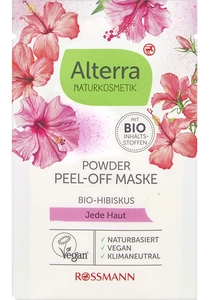 Alterra Alterra Powder Peel-Off Maske Bio-Hibiskus