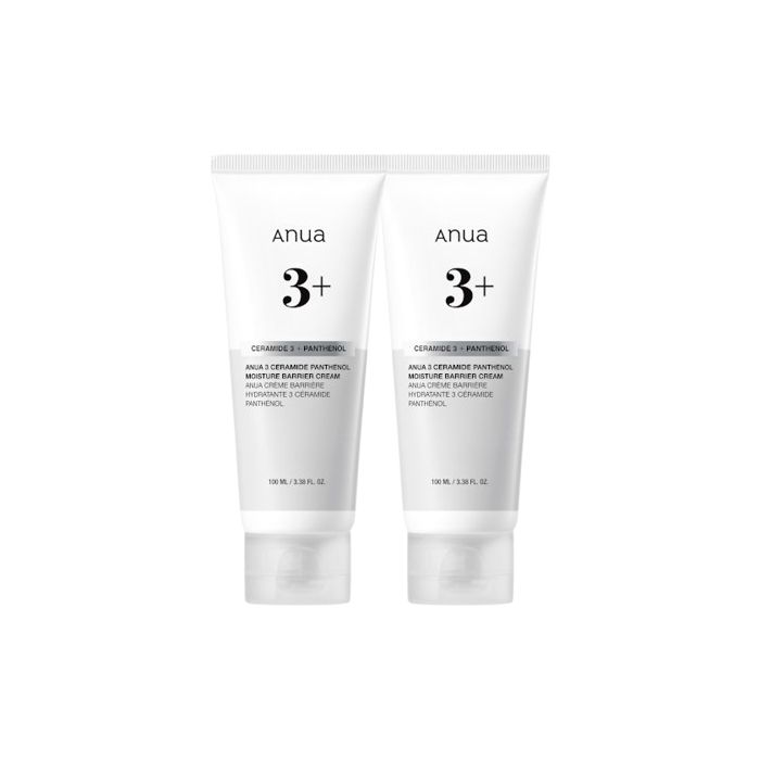 ANUA 3 Ceramide Panthenol Moisture Barrier Cream - 100ml (2ea) Set