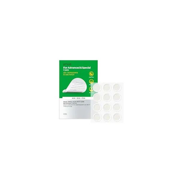 ANUA Triple Acid Spot Care Microdart Patch - 12ea
