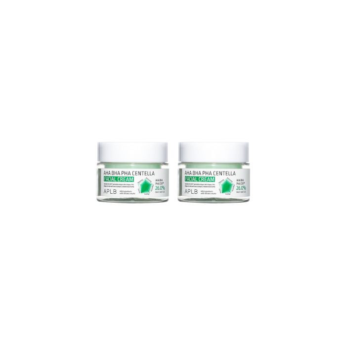 APLB AHA BHA PHA Centella Facial Cream - 55ml (2ea) Set