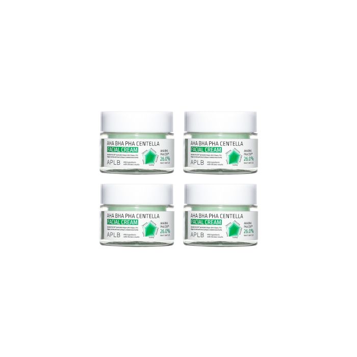 APLB AHA BHA PHA Centella Facial Cream - 55ml (4ea) Set
