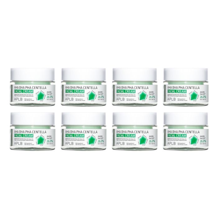 APLB AHA BHA PHA Centella Facial Cream - 55ml (8ea) Set