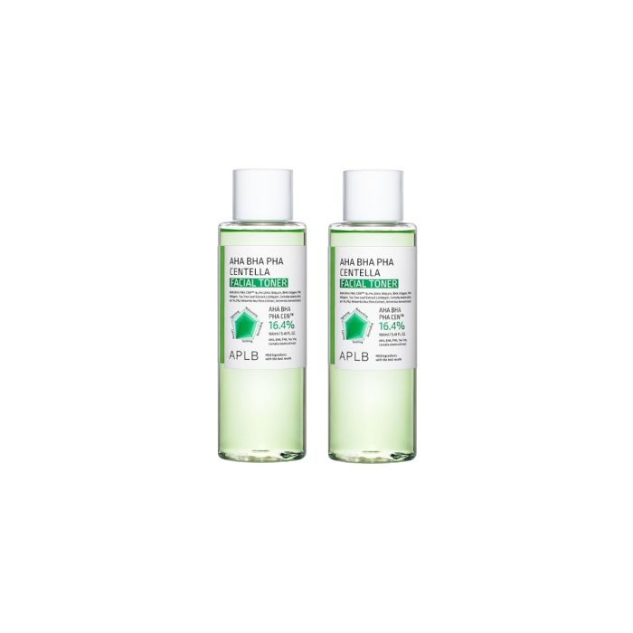 APLB AHA BHA PHA Centella Facial Toner - 160ml (2ea) Set
