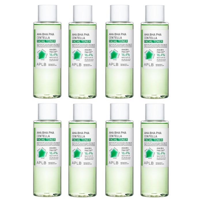 APLB AHA BHA PHA Centella Facial Toner - 160ml (8ea) Set