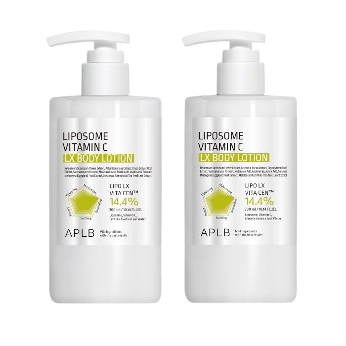 APLB Liposome Vitamin C LX Body Lotion - 300ml DUO Set