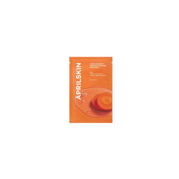 APRILSKIN Carrotene IPMP Calming & Hydrating Sheet Mask - 20g