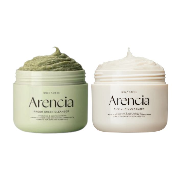 Arencia Fresh Green Rice & Rice Mucin Mochi Cleanser - 120g Set