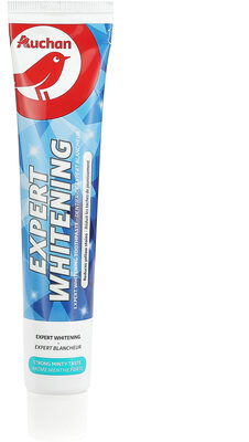 Auchan - dentifrice - expert blancheur - 75ml