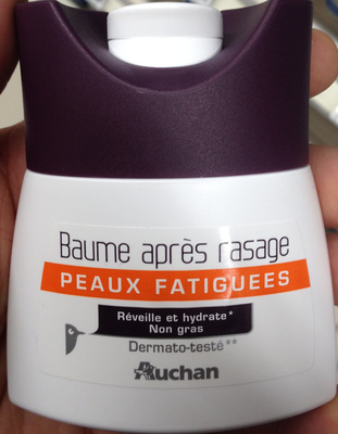 Baume après-rasage peaux fatiguées