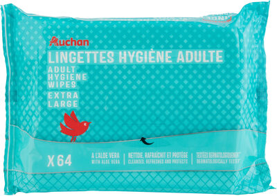 Lingettes hygiène adulte