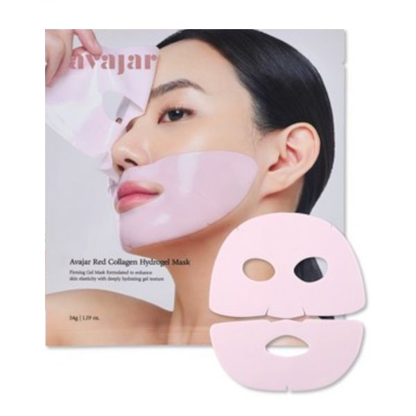 avajar Red Collagen Hydrogel Mask - 1pc