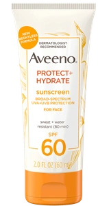 Aveeno Protect + Hydrate Sunscreen Face Lotion - SPF 60