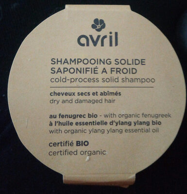 shampooing solide saponifié à froid