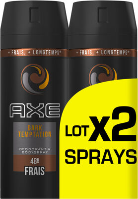 AXE Déodorant Homme Dark Temptation Lot 2x150ml