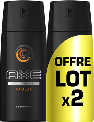 AXE Déodorant Homme Spray Musk 150ml Lot de 2