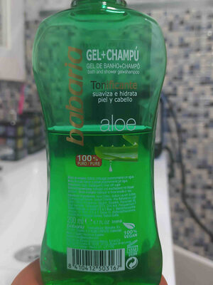 Gel + champú tonificante aloe vera