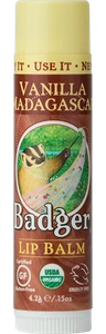 Badger Badger Classic Organic Lip Balm - Vanilla Madagascar