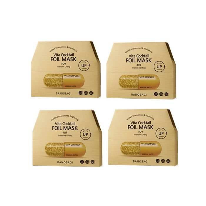 BANOBAGI Vita Cocktail Foil Mask Age - 10 pcs (4ea) set