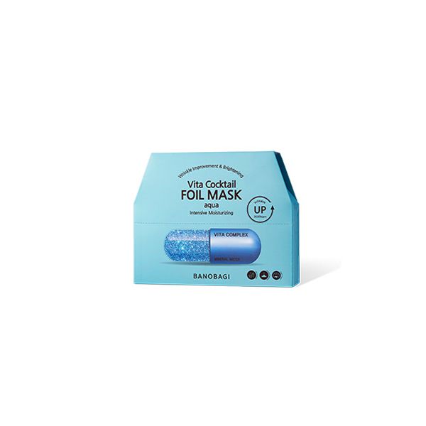BANOBAGI Vita Cocktail Foil Mask Aqua - 10 pcs