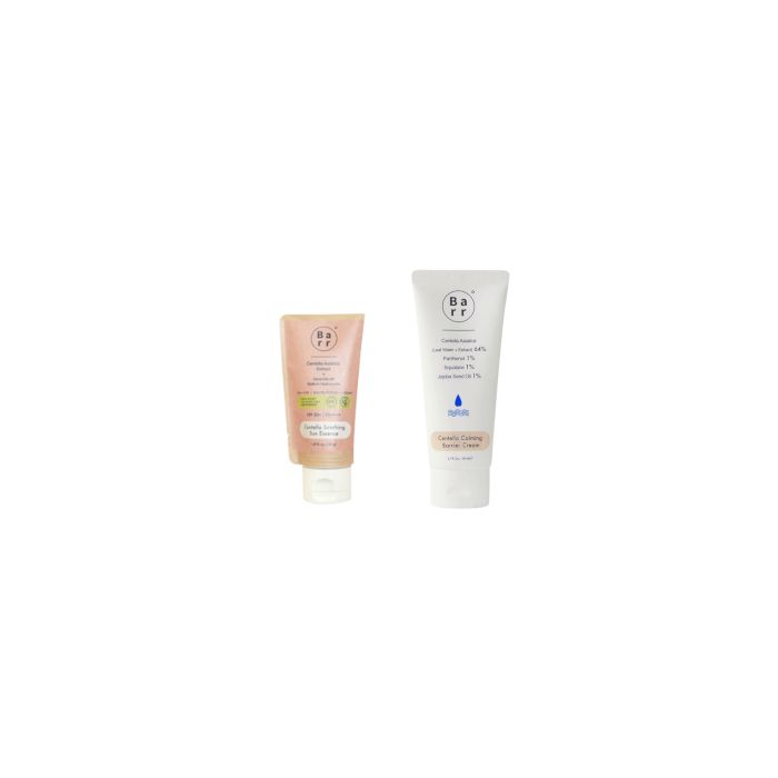 Barr Centella Soothing Sun Essence SPF 50+ PA++++ - 50ml (1ea) + Centella Calming Barrier Cream - 80ml (1ea) Set