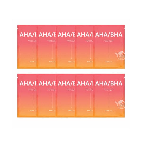 BARULAB The Clean Vegan AHA / BHA Mask - 10pcs