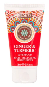 Beauty Formulas Ginger & Turmeric Superfood Night Restoring Moisturizing