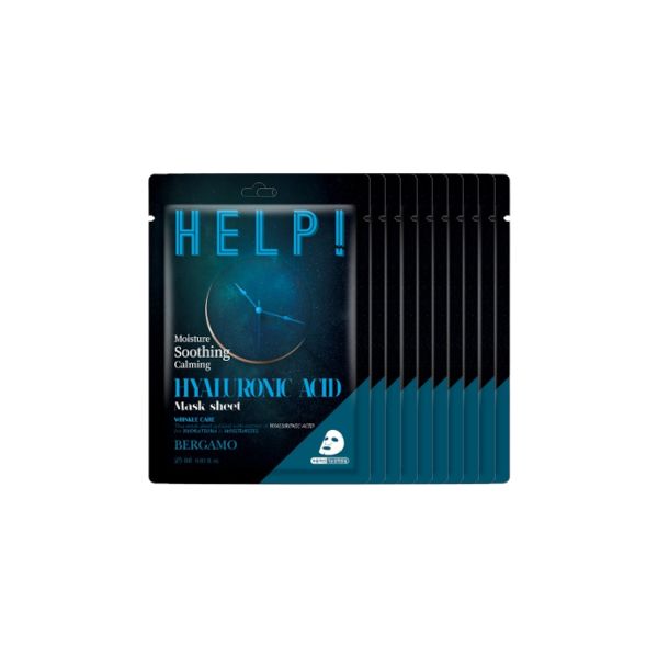Bergamo Help! Mask Pack - Hyaluronic Acid - 10pcs