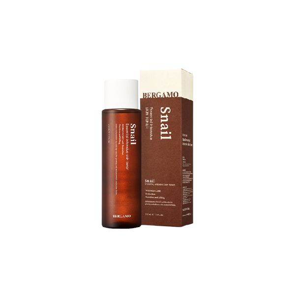 Bergamo Snail Essential Intensive Skin Toner - 210ml