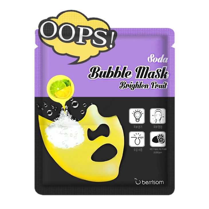 BERRISOM Berrisom Oops! Soda Bubble Mask Brighten Fruit