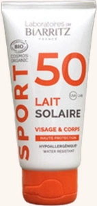 Biarritz Certified Organic SPF50 Sun Lotion Sport