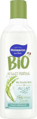 Monsavon BIO Gel Douche certifié Bio Lait de Riz 300ml