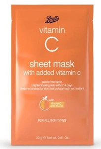 Boots Vitamin C Sheet Mask With Added Vitamin C
