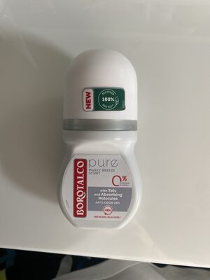Pure musky breeze scent with Talc and absorbing molecules anti-door dry