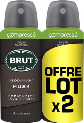 Brut deo musk 2x100 ml