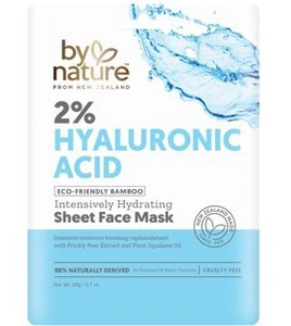 By Nature 2% Hyaluronic Acid Sheet Face Mask