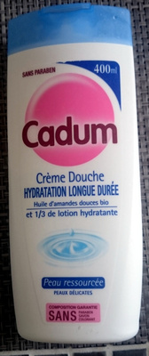 Crème douche - huile d'amendes douces et 1/3 de lotion hydratante