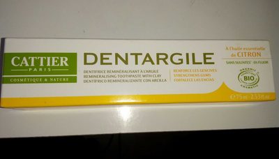 Dentargile Citron - 75 ML - Cattier