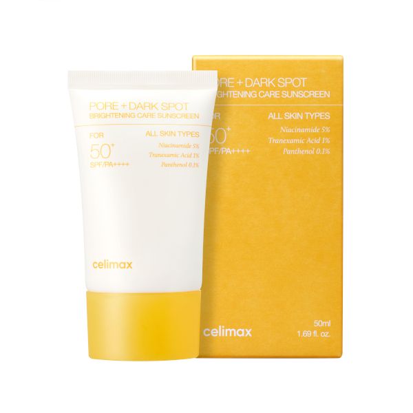 CELIMAX Pore + Dark Spot Brightening Care Sunscreen SPF50+ PA++++ - 50ml