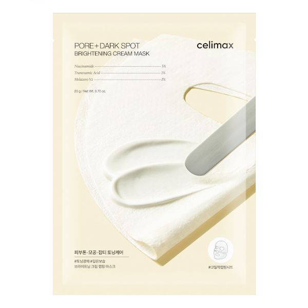 CELIMAX Pore+Dark Spot Brightening Cream Mask - 1pc