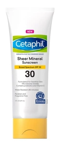 Cetaphil Sheer Mineral Sunscreen Broad Spectrum SPF 30