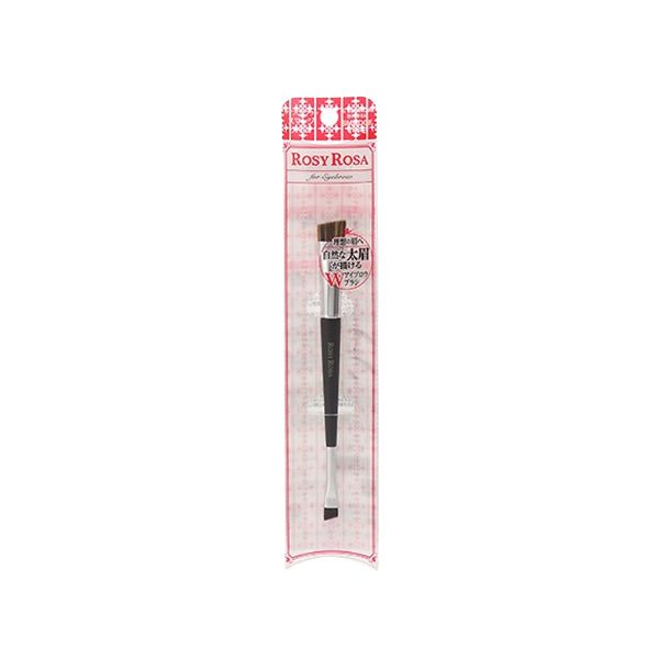 Chantilly Rosy Rosa Double-Ended Eyebrow Brush, Smudge Type - 1pcs