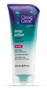 Clean & Clear Deep Action Oil Free Cream Face Wash