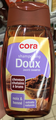 Shampooing doux Cheveux chatains à bruns Noix & Henné