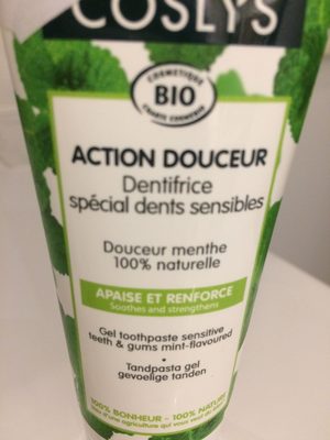 Dentifrice dents sensibles Menthe & propolis