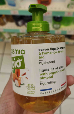 Bio savon liquide mains a l'amande douce bio